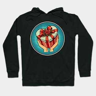 valentines day gift retro Hoodie